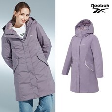 [REEBOK] NEW 리복 6LAYER 후드 여성 롱패딩 라일락