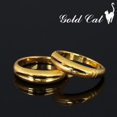[골드캣] 24k 순금 입술무광 쌍가락지 11.25g(3돈) 18.75(5돈)_GD1003