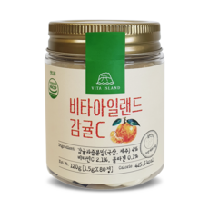 무설탕 비타아일랜드80정 감귤C 입덧캔디 초기임산부선물, 1병, 120g