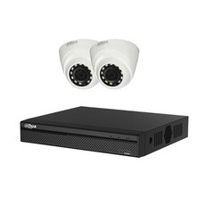다화 400만화소 녹화기 돔 적외선 카메라 2개 세트 실내용CCTV 감시 XVR5104HS-4KL-X, 400만화소 녹화기+실내 돔적외선카메라 2개세트