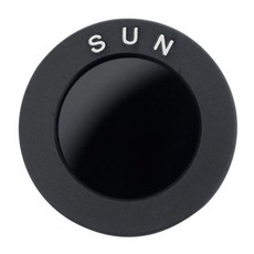 태양필터 검은색 태양열 필터 천체 망원경 액세서리 유리 125 인치단극 양극, M28x06