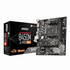 MSI B450M-A PRO MAX 맥스 AMD 메인보드 마더보드
