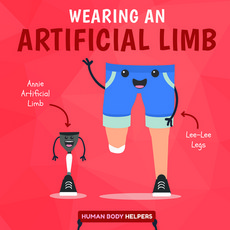 Wearing an Artificial Limb Library Binding, Kidhaven Publishing