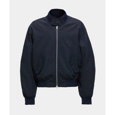 (국내배송) COOR 쿠어 립 하이넥 해링턴 자켓 (다크네이비)