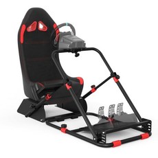 DIWANGUS 레이싱 시뮬레이터 콕핏 의자 가죽 심 조정 가능한 로지텍 G29 G920 G923 G25 G27 스러스트마스터 T300Rs GT150Rs TX