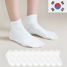 49년양말장인 여자 학생 교복 밴딩 무지 중목 양말 10켤레 세트 9년양말장인 여자 교복 밴딩 무지 중목 양말 10켤레 세트