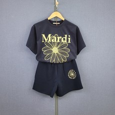 [국내정품] 마르디메크르디 T SHIRTS+SHORTS SET_ NAVY 티셔츠 반바지 세트_네이비 세트