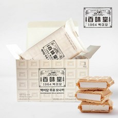 [KT알파쇼핑]백미당 우유 모나카 아이스크림 3개입 3개 (총 9개), 9개, 140ml