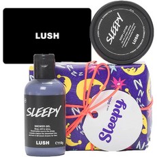 일본직발송 6. LUSH(러쉬) 슬리피 SLEEPY 선물 세트 기프트 카드(1000엔분)＆기프트 메시지＆숍 가방 첨부, One Size, One Color