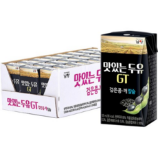 남양유업 맛있는 두유 GT 검은콩 깨 칼슘, 125ml, 24개