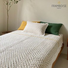 [갤러리아] 프랑브아즈가버 면모달 거즈 목화 워싱 스프레드 JS(135X205), 화이트