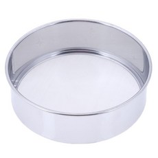 15 cm 초 미세 스테인레스 스틸 밀가루 체 메쉬 가루 sifter 스트레이너 파우더 쌀 체 제빵 도구 주방 악세사리, 1개