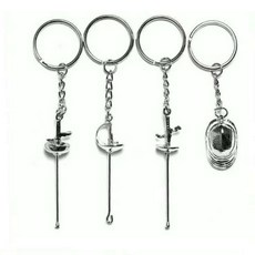 검도용품 창의적 개성적인 펜싱 거는장식 열쇠버클 열쇠고리 사은품 패키지 택배, C05-패키지(화검 검 에페 마스크)