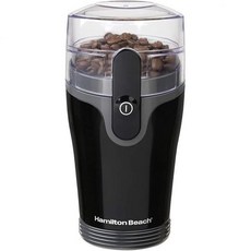 Hamilton Beach 원두 향신료 커피 그라인더 스텐 USA 120v, Black, Makes up to 12 Cups