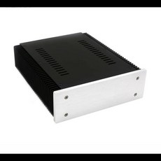 BRZHIFI 오디오 섀시 알루미늄 케이스 2107 DAC 케이스 헤드폰 앰프 인클로저 박스 이중 라디에이터 오디오 애호가 DIY