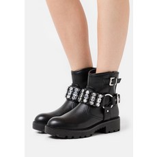 Buffalo MARISOL - Cowboy/biker ankle boot - black BU311N08B 150불 이상 주문시 부가세 별도