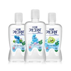 가그린 어린이 에프 유아구강세정제 사과, 39개, 380ml