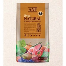  ANF 식스 프리 인도어 어덜트 고양이 사료, 2kg, 2개 