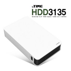 ipTIME 외장 화이트 HDD3135 HDD미포함 하드케이스, 상세페이지 참조