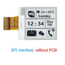 라즈베리 파이 전자 종이 잉크 디스플레이 화면 모듈 SPI 인터페이스 젯슨 나노 아두인용 PCB 옵션 1.54 인, 01 1.54inch-e-Paper