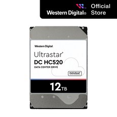 공식유통사 WD ULTRASTAR 12TB 울트라스타 DC HC520 HUH721212ALE600 5년보증 SATA - wd12tb