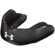 Under Armour ArmourBraces 마우스 가드 스트랩리스 바이트 테크 성인 청소년 R-1-1204, Black_Youth, Black