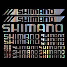 Shimano 비닐 스티커 자전거 선반 자전거에 적용, 검정색, 1개