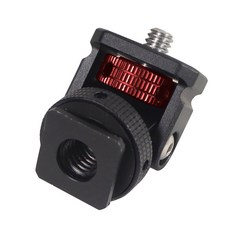 미니 모니터 EVF 거치대 마운트 콜드 슈 DSLR 카메라 필드 마이크 플래시 라이트 브래킷 1 4 나사 ARRI 위치 핀 3 8 구멍, TypeA Red No Pin, 2) TypeA Red No Pin, 01 CHINA