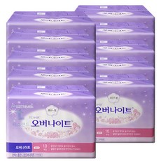좋은느낌 코텍스 오버나이트 10P x10개, 오버나이트/슈퍼플러스