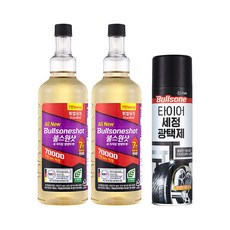 불스원 불스원샷 70000 2개입 500ml 휘발유 + 타이어 세정 광택제 사은품, 2개, 휘발유 500ml