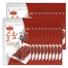 머거본 홍선 프리미엄 쇠고기 슬림육포 400g (20gX20봉), 20g, 20개