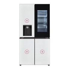 [선물하고픈 구매 LG얼음정수기냉장고]LG전자 W822AAA452 오브제 얼음정수기 냉장고 노크온 820L 조합형 신모델, 메탈(네이처), 조만간 지름신 강림할듯 ㅋㅋ