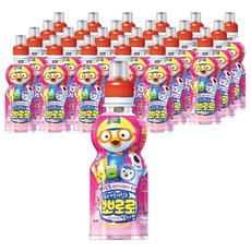팔도 팔도-뽀로로딸기맛235ml(24페트), 딸기맛, 24개