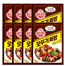 오뚜기 짜장 깊고 풍부한맛 과립형, 1kg, 8개