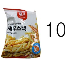 오늘좋은 새우스낵 오리지널, 10개, 80g