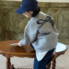 하랑이네 또또샵 꽈배기 반팔 니트 110~150 상품 이미지