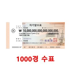 1억수표