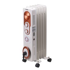 동일정밀 타이거킹 라디에이터 1000W 5핀 타이머 전기히터 4-5평형 난방 동파 결로방지