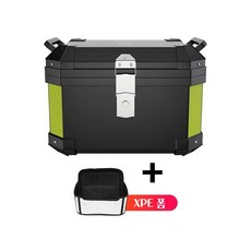 매버릭스 45L 고강도 방수 대용량 오토바이용 보관 배달가방, 블랙, 포함