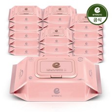앙블랑 인디핑크 아기물티슈 캡형 63gsm, 72개입, 20개