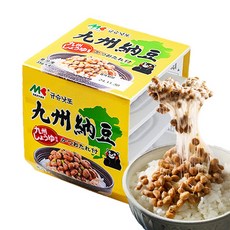 [백화점입점] 낫또 일본 규슈 낫도 나또 낫토 나토 생나또 natto 제품, 4개, 40g