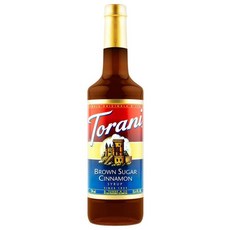 Torani 토라니 브라운 슈가 시나몬 시럽 750 ml 3 팩, 3팩, 750ml