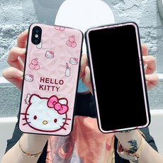 케이티 KT캣 사과폰 8PLUS 폰케이스폰 7풀팩토리 충격흡수 6S 큐트 11PROMAX 앞뒤 XR 여성
