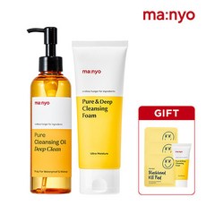마녀공장 [마녀공장] 퓨어 클렌징 오일 딥 클린 200ml+퓨어폼 100ml[+퓨어 폼 20ml +킬패드3매 추가 증정], 단품없음