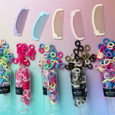 [500p] 캐롯캐롯 여아용 대용량 머리끈 (100개x5통)+사은품: 머리빗5개 500p] 캐롯캐롯 안아픈 짱짱한 고탄력 무봉제 대용량 머리끈 (100개x5통)+사은품: 머리빗5개