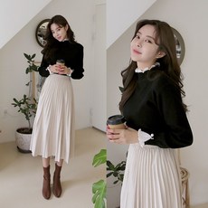 달리샵 리앙 레이스 니트