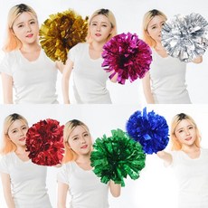 응원용 수술 은박재질 빤짝이 수술 응원도구 응원도구 응원소품 운동회 체육대회 체육용품, ◆상품◆_그린_◆