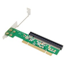 PCI 익스프레스 X1 X4 X8 또는 X16 PXE8112을위한 PCI PCI 익스프레스로 변환 카드 PCI 32 비트 카드, 하나, 검은 색 - 녹색, 01 WHITE