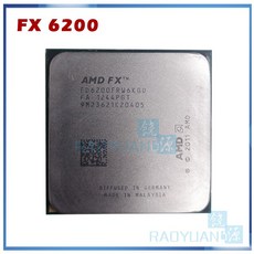 AMD FX 6200 3.8GHz 8MB 6 코어 CPU 프로세서 데스크탑 125W 직렬 소켓 AM3, 한개옵션0