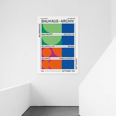 바우하우스 BAUHAUS POSTER 포스터 #01, POSTER ONLY